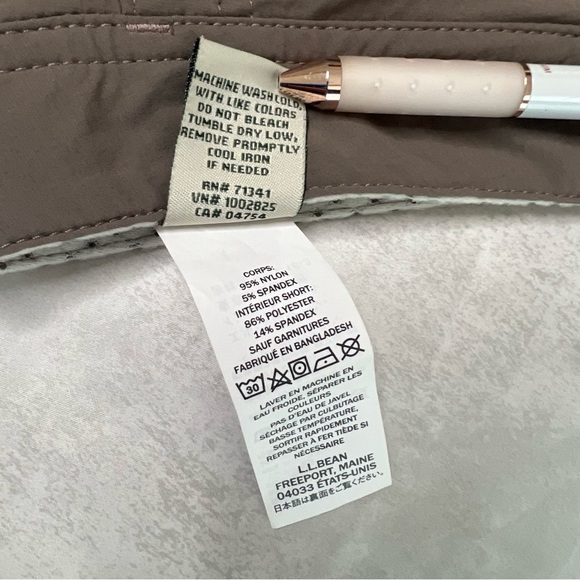 L.L. Bean Water-Repellent Comfort Trail Skort - Picture 13 of 13